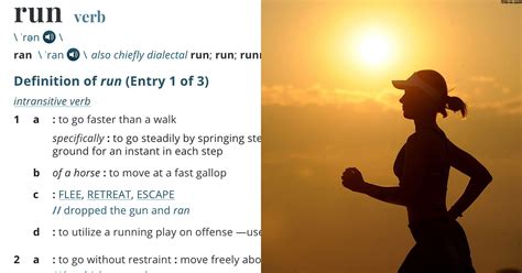Why 'Run' Is The Most Complex Word in the English Language.